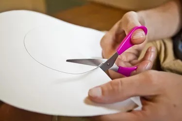 Scissors and Carefully Cut